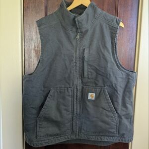 Men's Large Fuzzy Lined Warm Carhartt Vest